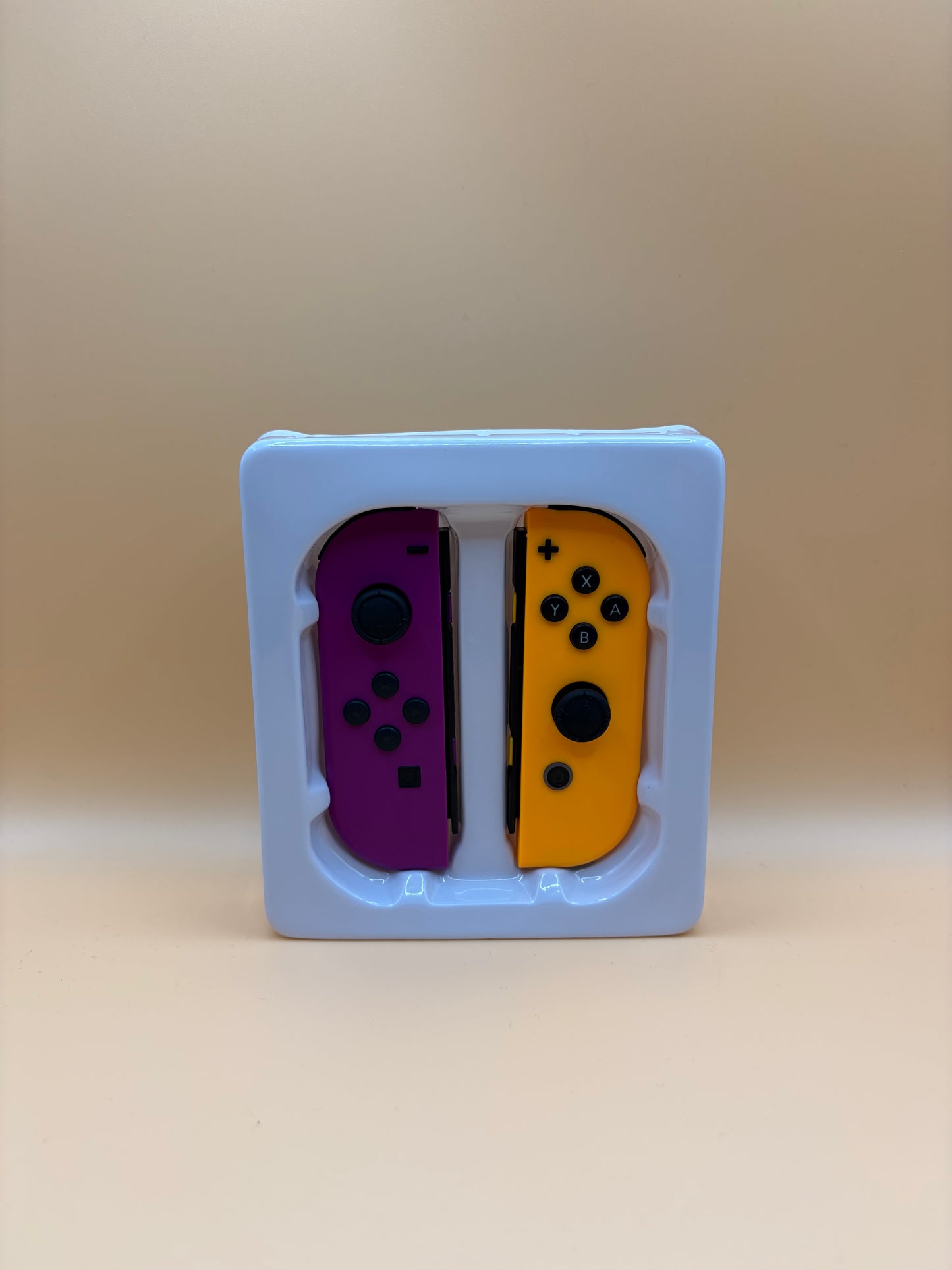 Puple & Orange Switch Controller Pair ā Third-Party, Compatible with Nintendo Switch