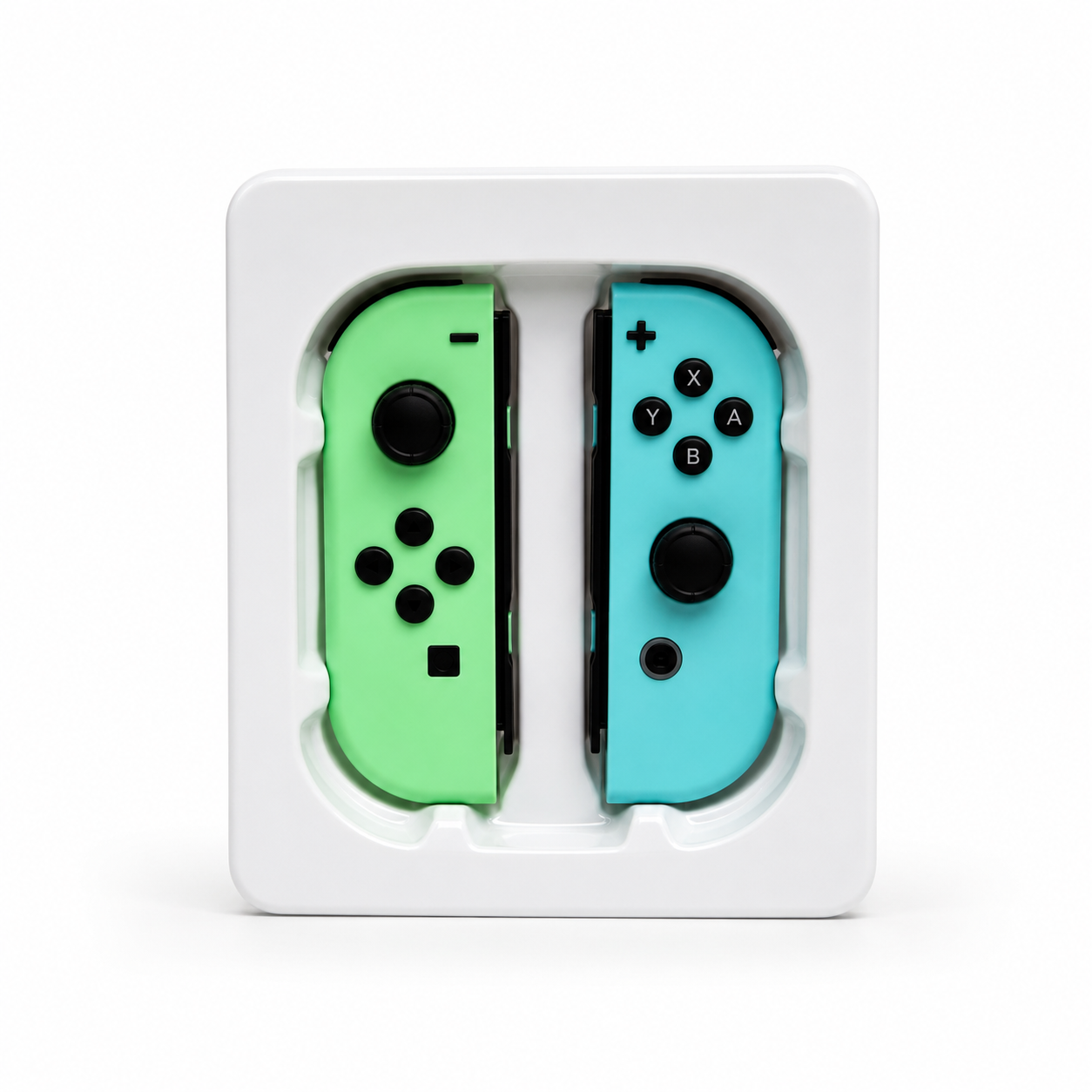 Pastel green and blue third-party Joy-Con style controller pair for Nintendo Switch