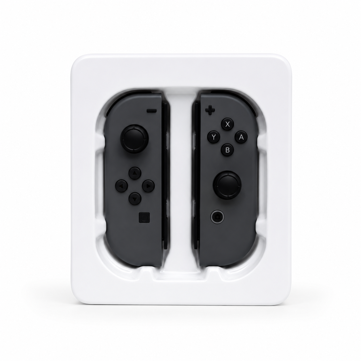 Grey third-party Joy-Con style controller pair for Nintendo Switch