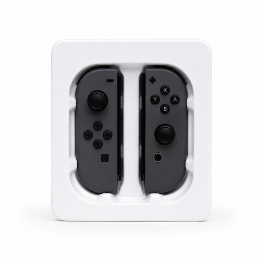 Grey third-party Joy-Con style controller pair for Nintendo Switch